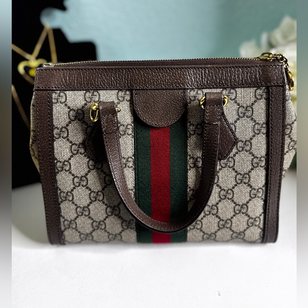 Gucci Ophidia Top Handle Tote Small - Picture 3 of 16